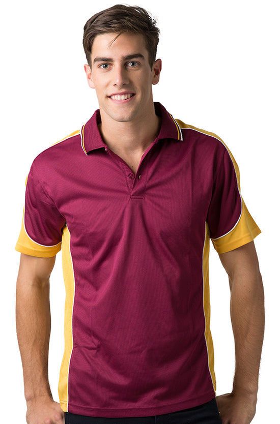 Burgundy/Gold/White