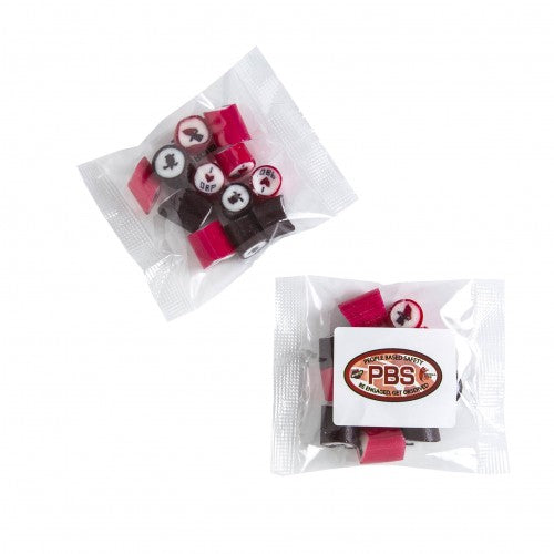 Personalised Rock Candy - 40g Bag with full colour sticker
