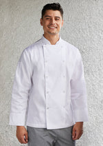 Biz Collection CH232ML Zest Mens Long Sleeve Chef Jacket