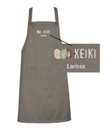 KEIKI Early Learning - Apron with Embroidery and Name Unisex (BIZ-BA55)