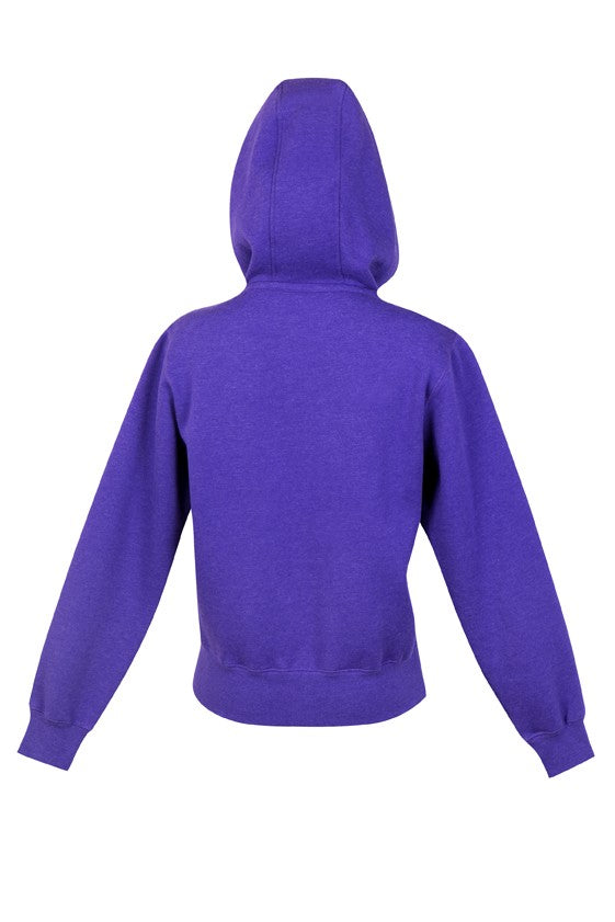 RAMO FZ99UN Ladies/Junior Heavy Zip Fleece Hoodie rear 2