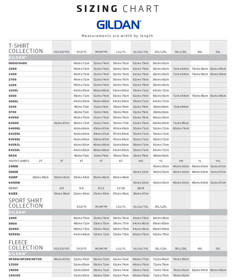 Gildan 64000 64000 SOFT STYLE ADULT T/S INDIGO BLUE 2XLARGE size chart