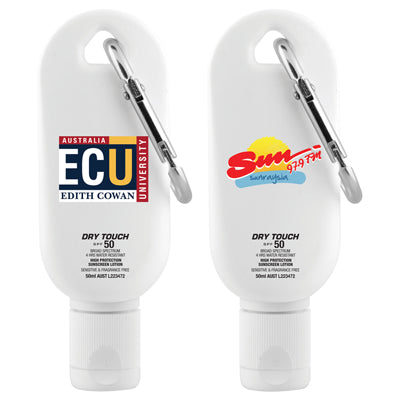 SPF 50 Dry Touch Sunscreen - 50ml - includes full colour digital print