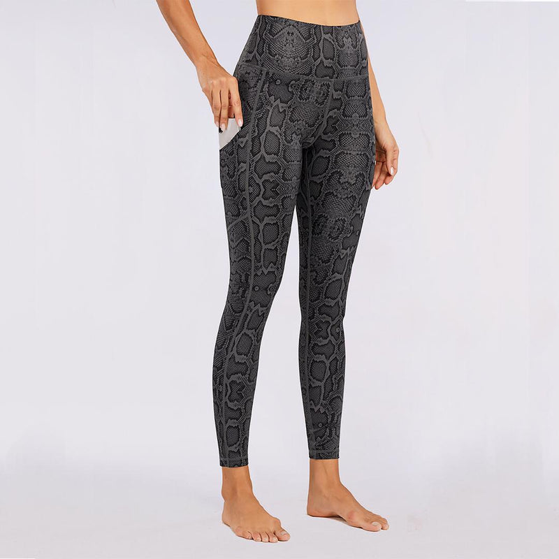 Leggings Full Length with Dual Pockets, Custom Printed, Ladies  (OFFSHORE MOQ 100 units)