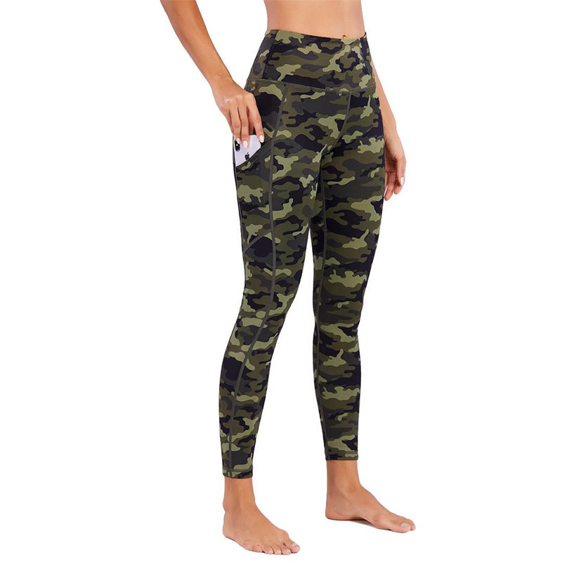 Leggings Full Length with Dual Pockets, Custom Printed, Ladies  (OFFSHORE MOQ 100 units)