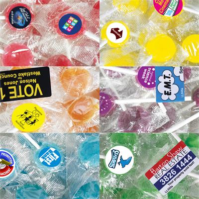 Corporate/Single Colour Lollipops