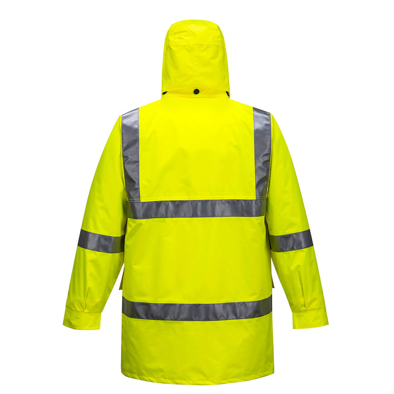 Portwest MF306 Argyle Full Hi-Vis Rain Jacket with Tape