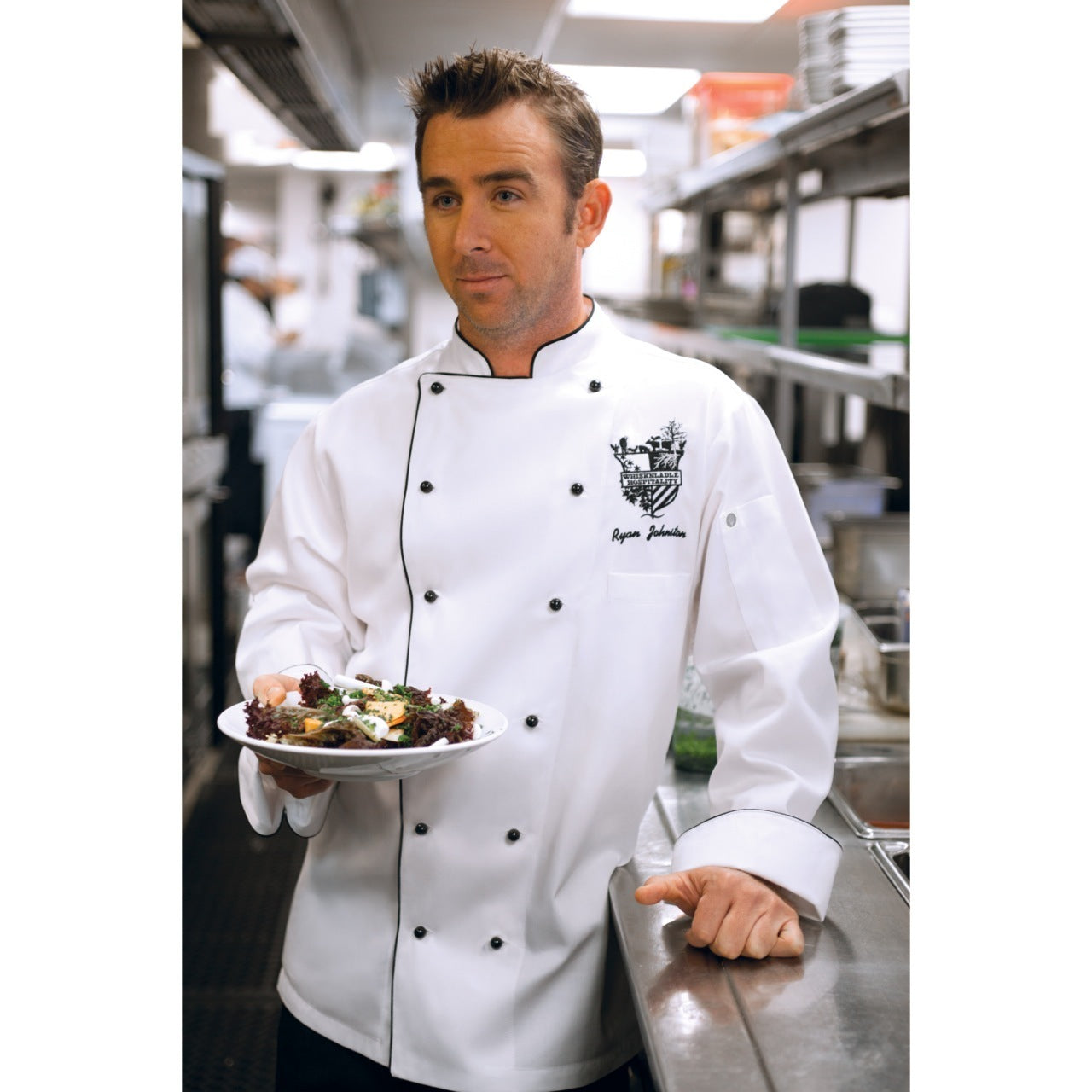 Newport White Executive Chef Jacket - Main Image