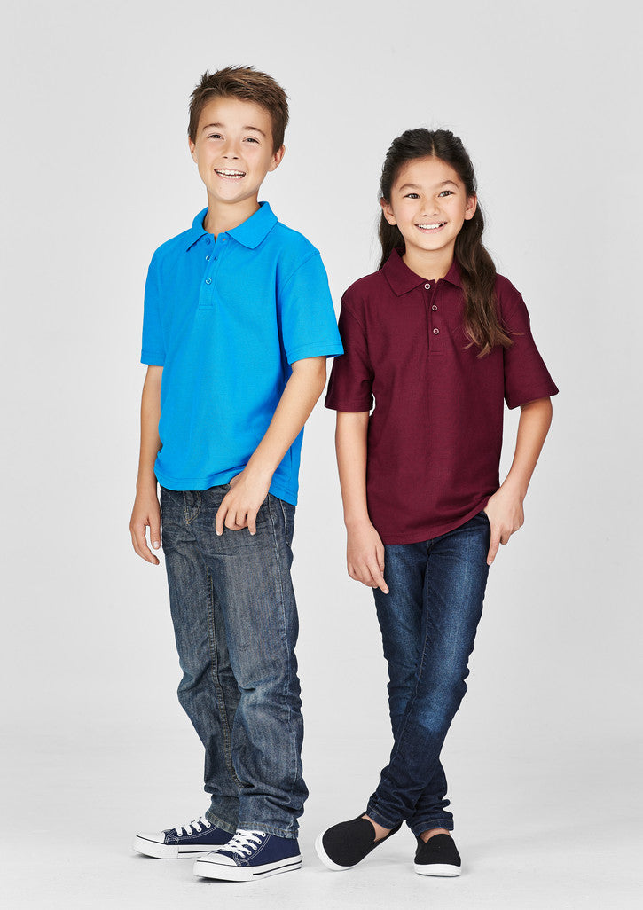 Biz Collection P400KS Crew Polo Kids worn