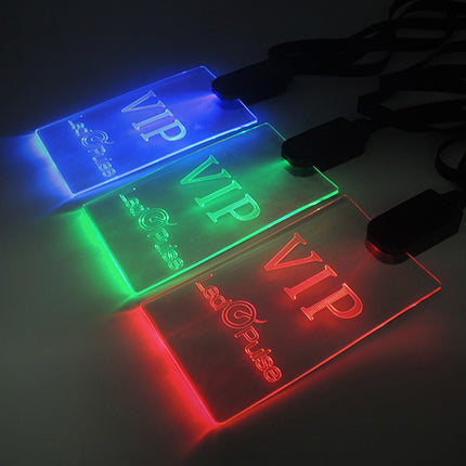 LED Lanyard with regular cable