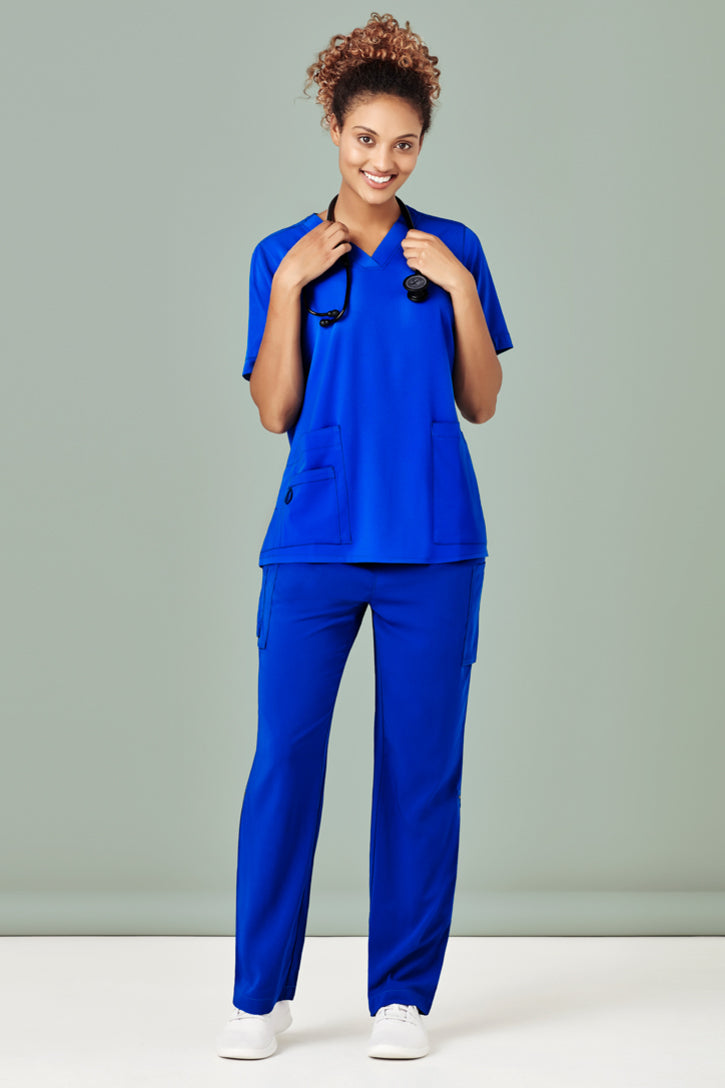 Biz Collection CST941LS Easy Fit V-Neck Scrub Top Ladies