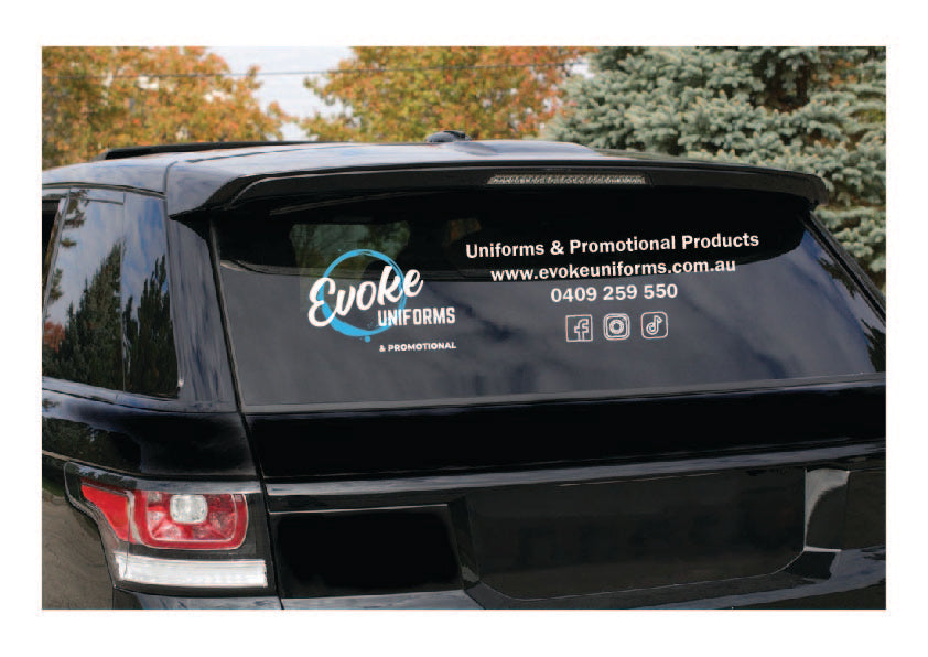 Custom Car Window Stickers In Australia