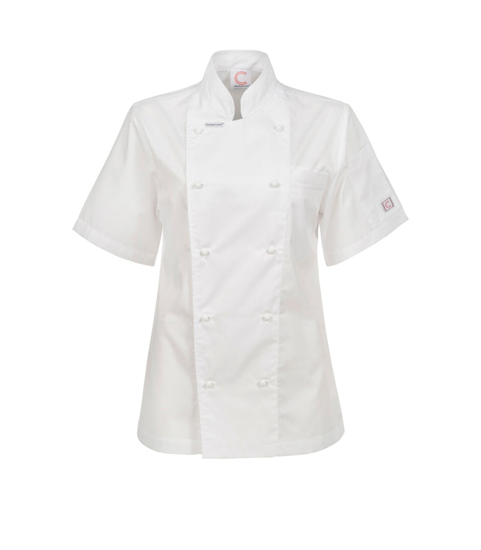 Ladies Executive Chefs Lightweight Jacket - Short Sleeve