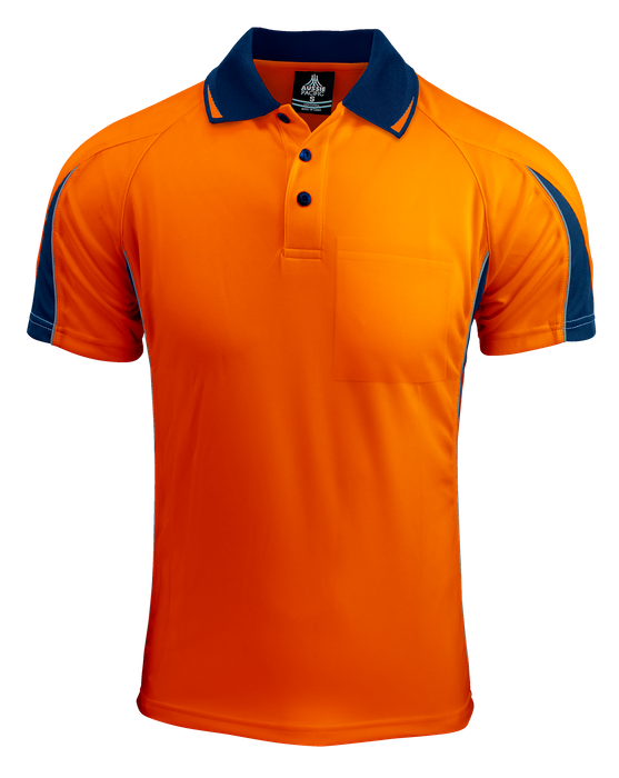 Orange/Navy