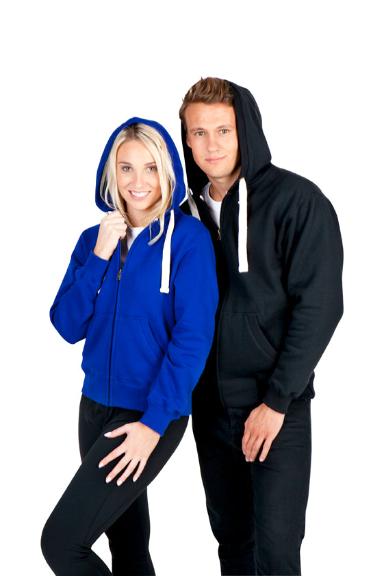 RAMO FZ99UN Ladies/Junior Heavy Zip Fleece Hoodie male and female