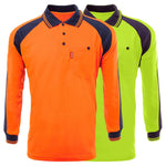 HI-VIS L/S POLO SHIRT