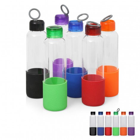 600ML GLASS DRINK BOTTLE - with 1 Colour print