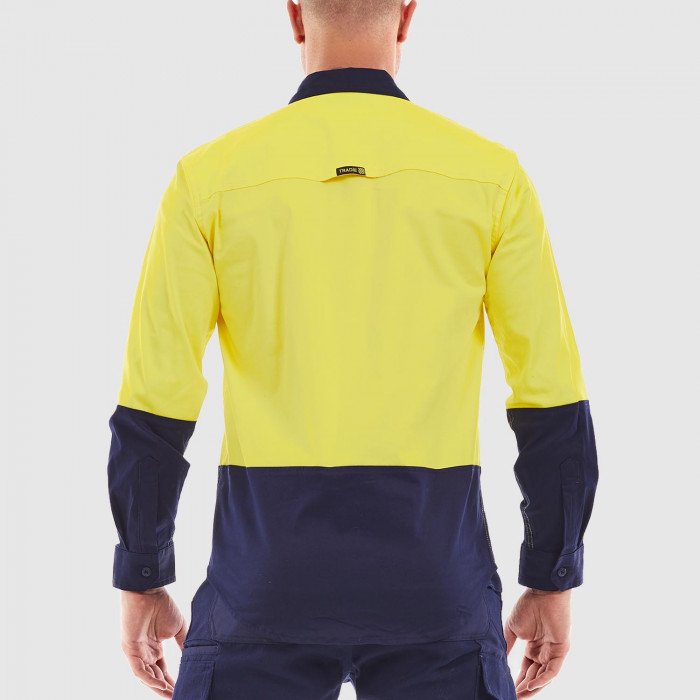 Tradie Hi Vis Long Sleeve Flex Shirt