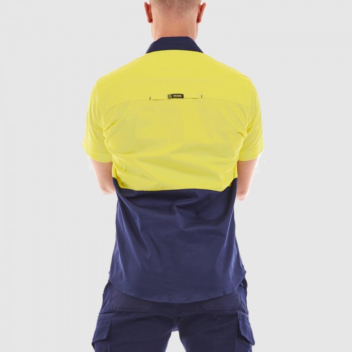 Tradie Hi Vis Short Sleeve Work Shirt