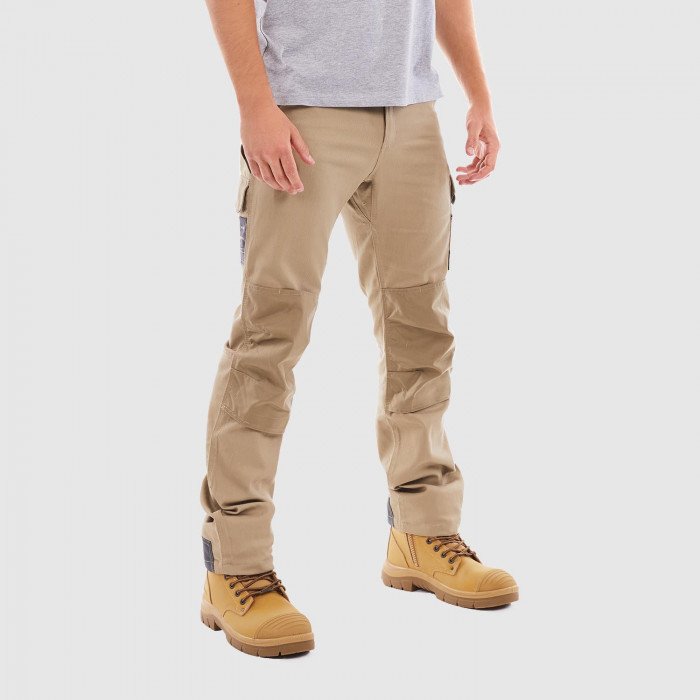 Tradie Slim Fit Flex Cargo Pant Side