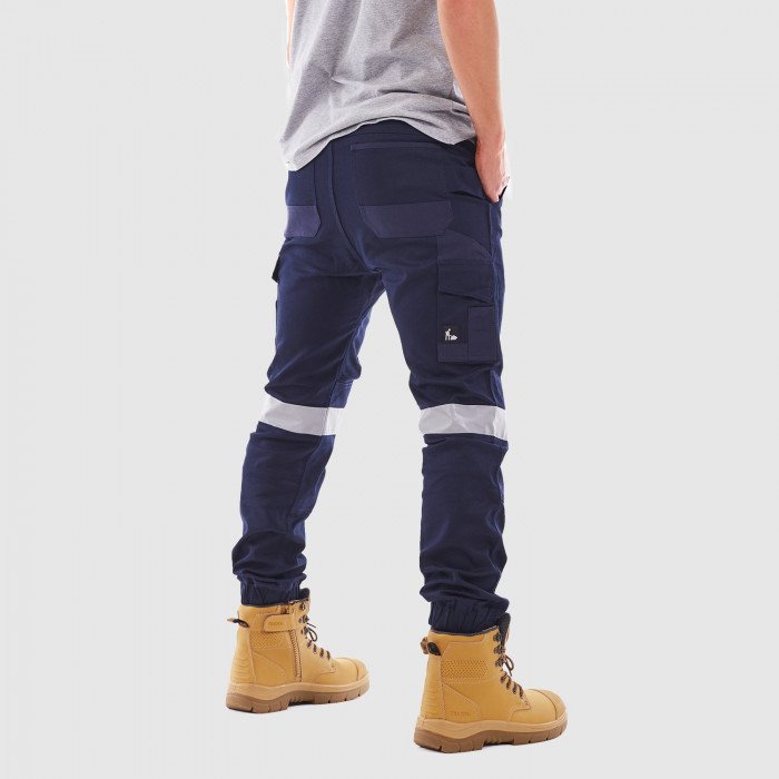 Cuffed Skinny Pant with Tape