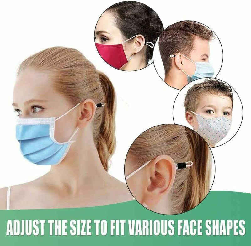 Adjustable Slider Toggles - Non Slip For Face Mask (set of 2 pieces)