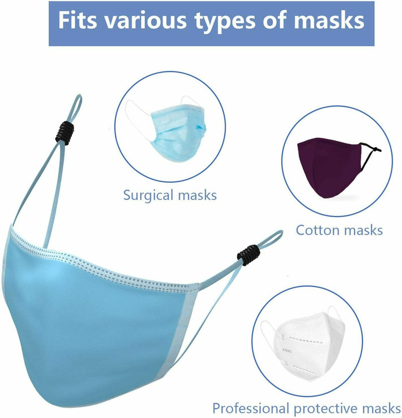 Adjustable Slider Toggles - Non Slip For Face Mask (set of 2 pieces)