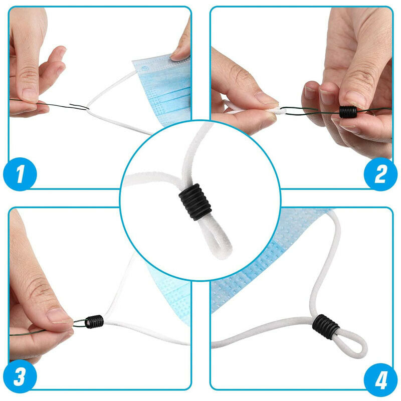 Adjustable Slider Toggles - Non Slip For Face Mask (set of 2 pieces)