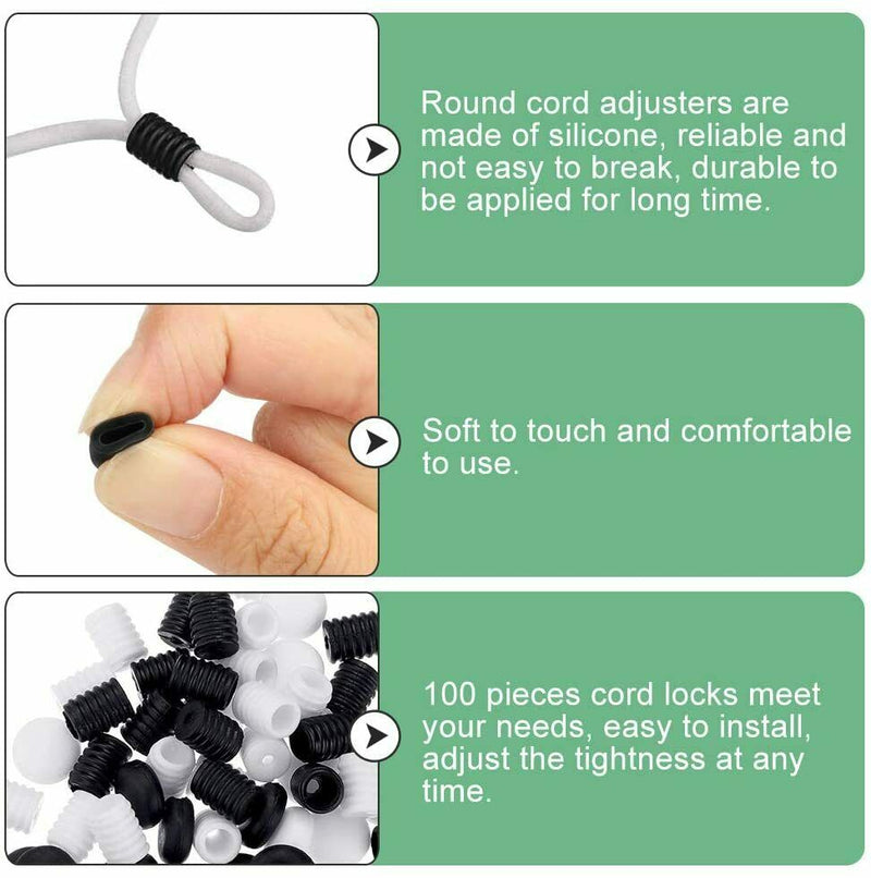 Adjustable Slider Toggles - Non Slip For Face Mask (set of 2 pieces)