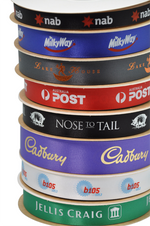 Satin Ribbon - Single Sided - with 1 colour print